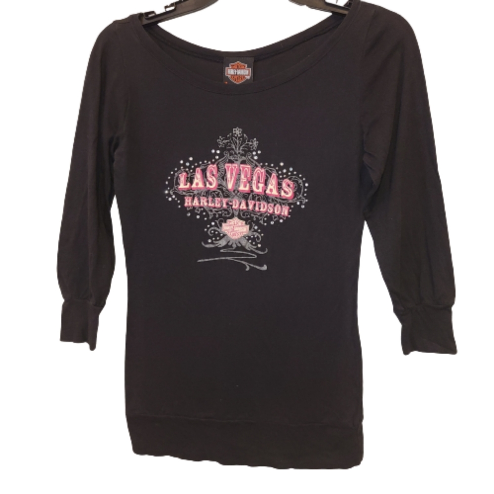 Harley Davison 3/4 sleeves top